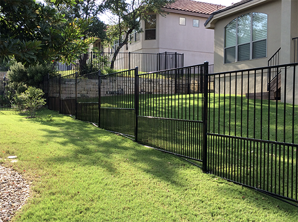 Residential fence installation in Lakeway TX